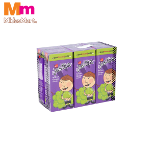 JUSTEA WHITE GRAPE GREEN TEA PACK (6 X 250ML)