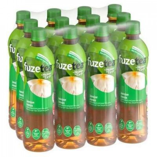 H&E GREEN TEA JASMINE 12X500ML