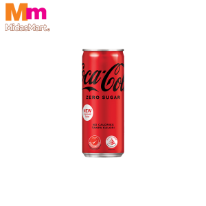 COCA-COLA ZERO SUGAR SODA CAN (320ML)