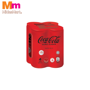 COCA-COLA ZERO SUGAR CAN PACK (4 X 320ML)