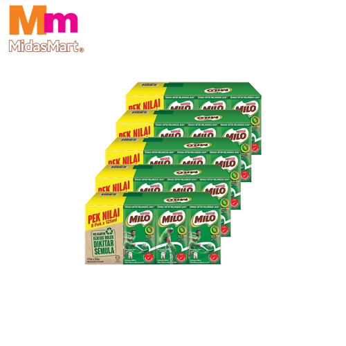 MILO ACTIV-GO UHT PACK (5 PACKS OF 8 X 125ML)