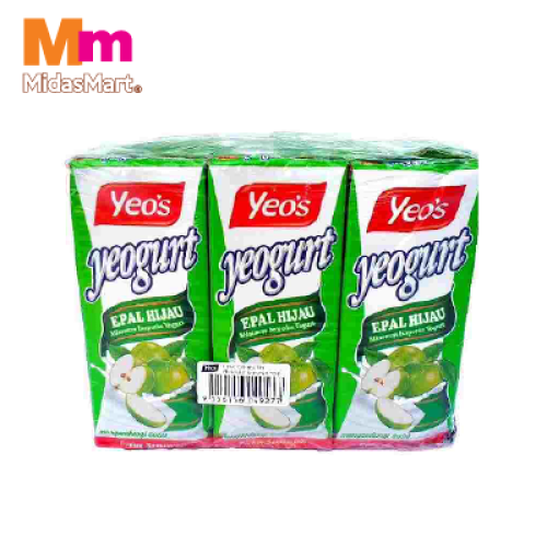 YEO'S YEOGURT GRN APPLE 1X6X250ML