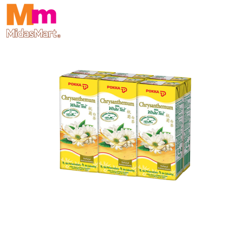 POKKA CHRYSANTHEMUM WHITE TEA PACK (6 X 250ML)