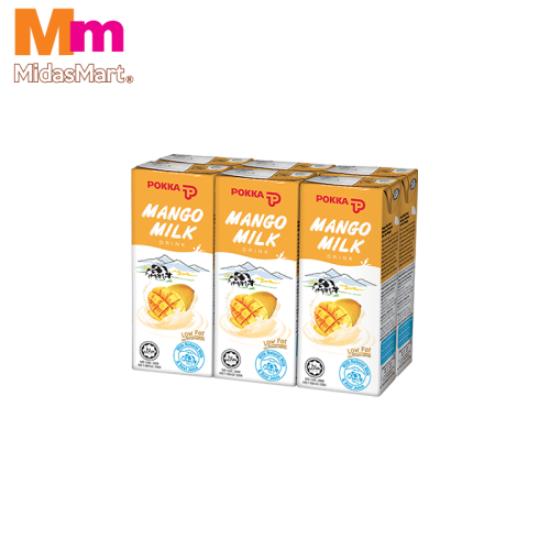 POKKA MANGO MILK DRINK PACK (6 X 250ML)