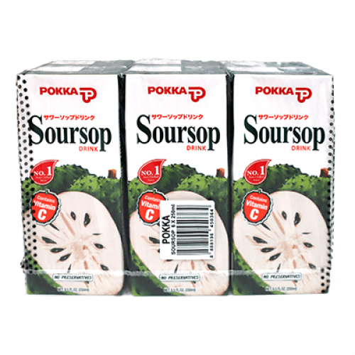 POKKA SOURSOP 1X6X250ML