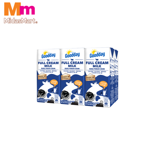 GOODDAY UHT FULL CREAM MILK PACK (6 X 200ML)