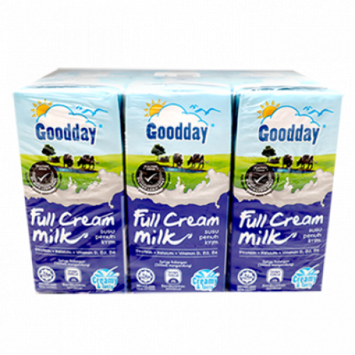 GOOD DAY UHT FULL CREAM MILK 1X6X200ML