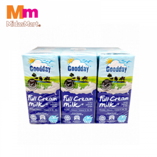 GOOD DAY UHT FULL CREAM MILK 1X6X200ML