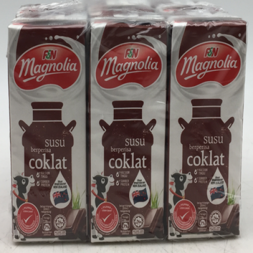 MAGNOLIA UHT CHOC MILK 1X6X200ML