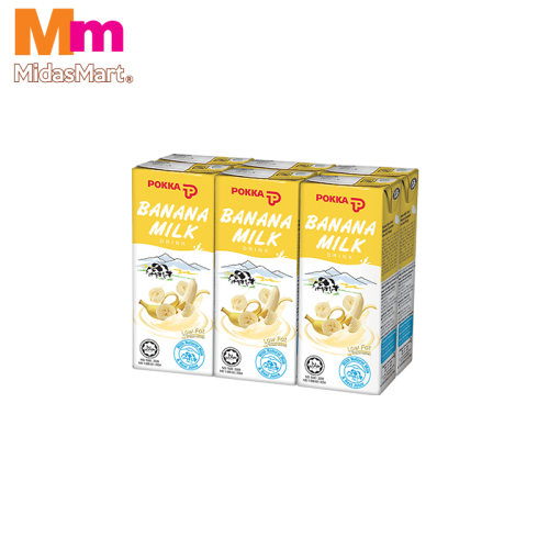 POKKA BANANA MILK DRINK PACK (6 X 250ML)