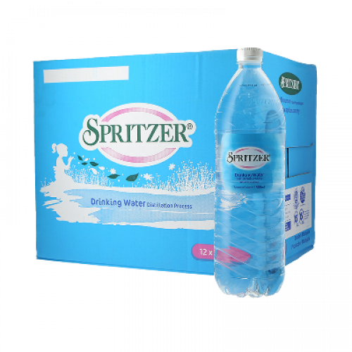 SPRITZER DISTILLED DRINKING WATER 12X1.25LTR