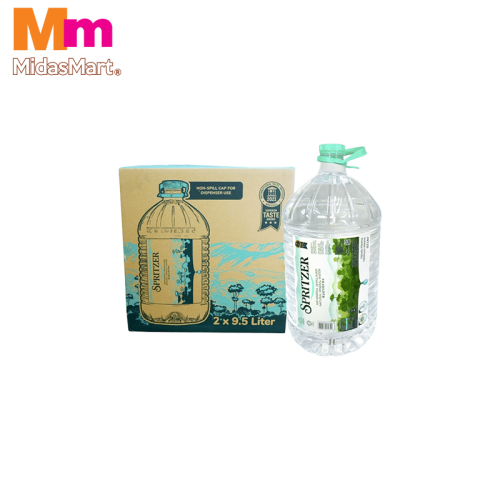 SPRITZER NATURAL MINERAL WATER JUMBO DUAL PACK (2 X 9.5L)
