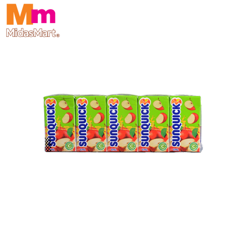 SUNQUICK APPLE FRUIT DRINK MULTIPACK (5 X 125ML)