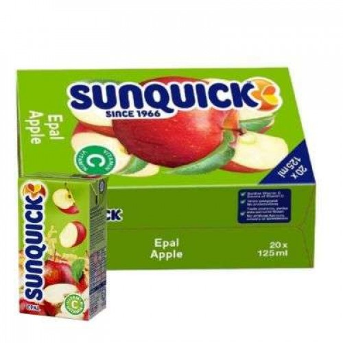 SUNQUICK APPLE FRUIT DRINK 4X5X125ML