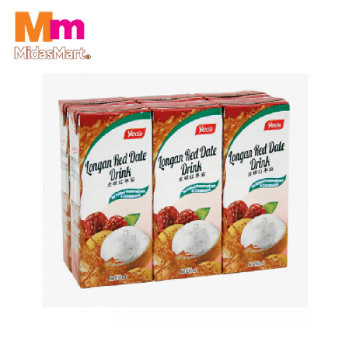 YEO'S LONGAN RED DATE 1X6X250ML