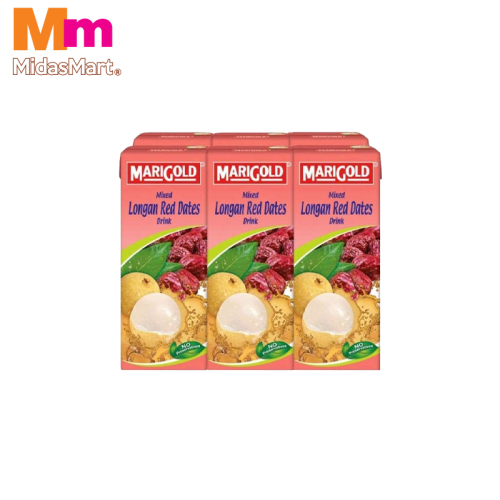 MARIGOLD UHT LONGAN & RED DATE DRINK PACK (6 X 250ML)