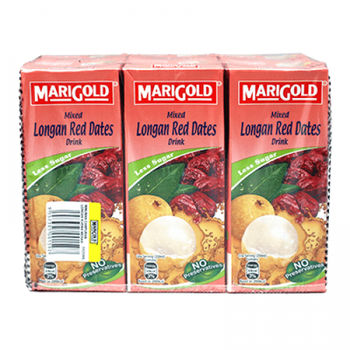 MARIGOLD UHT MIX LONGAN R/DATES 1X6X250ML