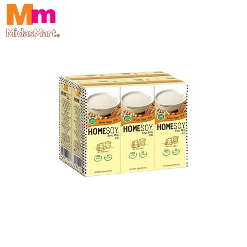 HOMESOY BROWN SUGAR SOYA MILK MULTIPACK (6 X 250ML)