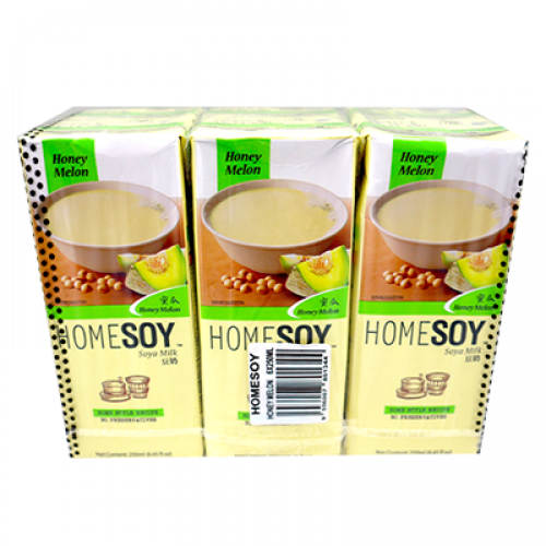 HOMESOY HONEY MELON SOYA MILK 1X6X250ML