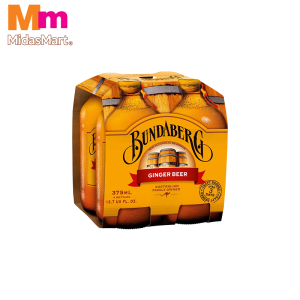 BUNDABERG GINGER BEER SPARKLING MULTIPACK (4 x 375ML)