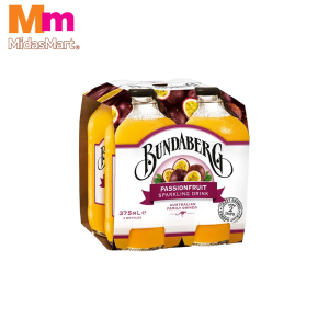 BUNDABERG SPARKLING PASSION FRUIT MULTIPACK (4 x 375ML)