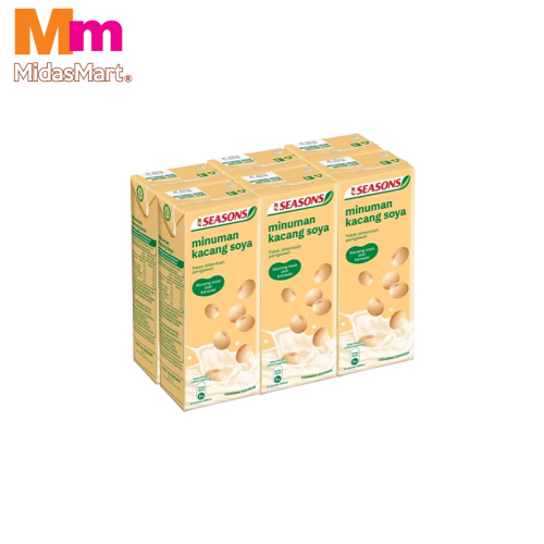 F&N SEASONS SOYA BEAN MILK PACK (6 X 250ML)
