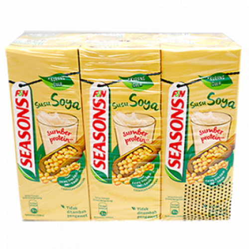 F&N SEASONS SOYA BEAN 1X6X250ML