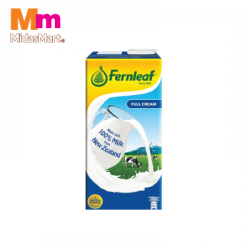 FERNLEAF FULL CREAM UHT MILK 1X1LIT FERNLEAF FULL CREAM UHT MILK 1X1LIT