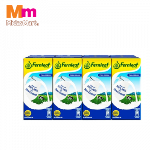 FERNLEAF FULL CREAM UHT MILK 1X4X200ML