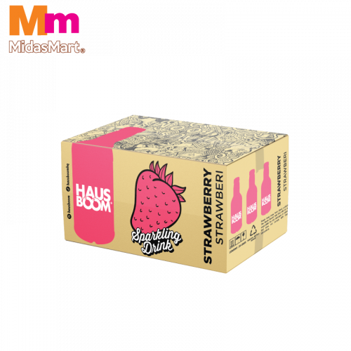 Hausboom Sparkling Strawberry 24x275ml Hausboom Sparkling Strawberry 24x275ml