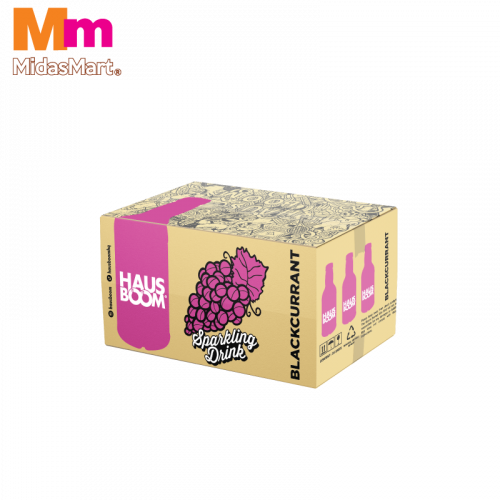 Hausboom Sparkling Blackcurrant 24x275ml Hausboom Sparkling Blackcurrant 24x275ml