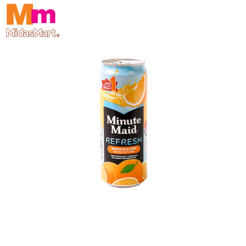 MINUTE MAID REFRESH ORANGE JUICE DRINK CAN (300ML)