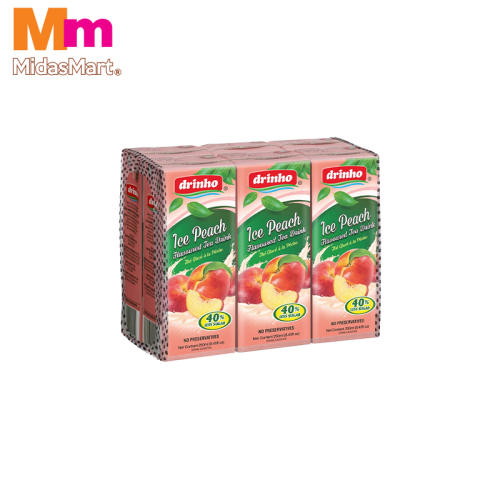 DRINHO ICED PEACH TEA PACK (6 X 250ML)