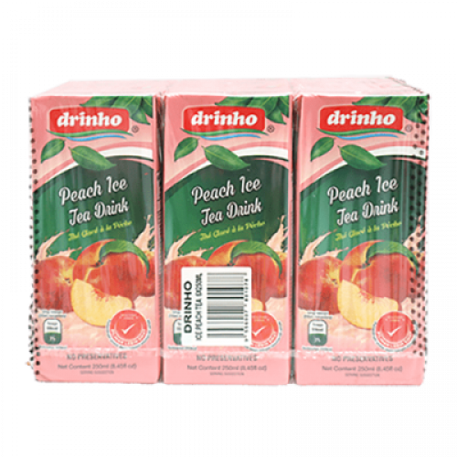 DRINHO ICE PEACH TEA 1X6X250ML