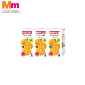 MARIGOLD 100% JUICE ORANGE PACK (3 X 200ML)