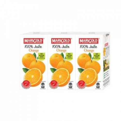 MARIGOLD 100% JUICE ORANGE 1X3X200ML