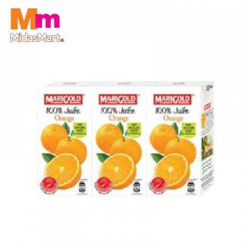 MARIGOLD 100% JUICE ORANGE 1X3X200ML MARIGOLD 100% JUICE ORANGE 1X3X200ML