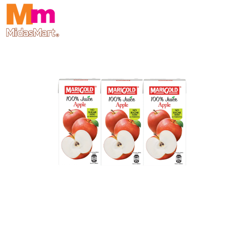 MARIGOLD 100% JUICE APPLE PACK (3 X 200ML)