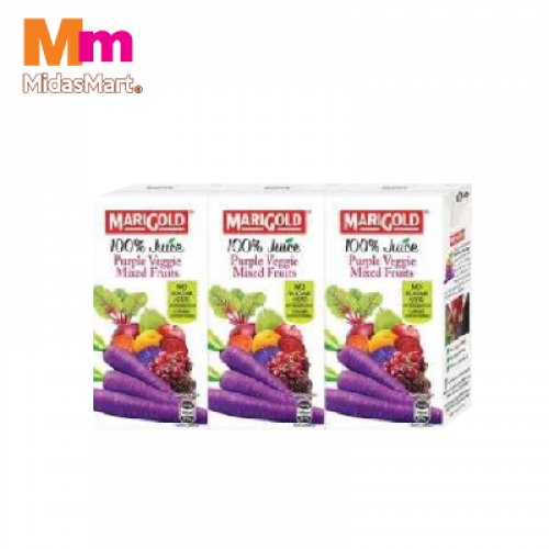 MARIGOLD 100% JUICE MIX S/FRUITS 1X3X200ML