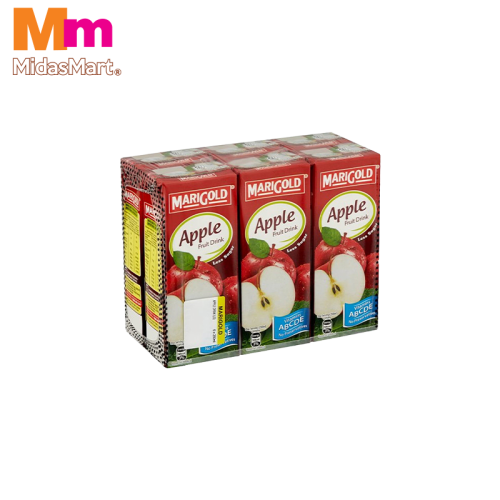 MARIGOLD APPLE JUICE LOW SUGAR PACK (6 X 250ML)