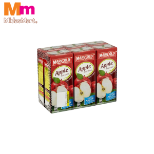 MARIGOLD APPLE JUICE LOW SUGAR PACK (6 X 250ML)