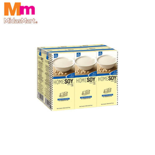 HOMESOY NO SUGAR ADDED SOYA MILK PACK (6 X 250ML)