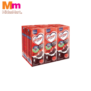 NESTLE OMEGA PLUS DARK CHOCO MILK PACK (6 X 200ML)