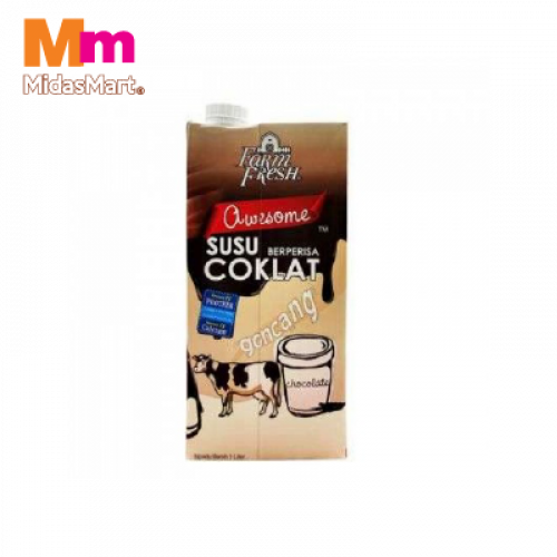 FARM FRESH UHT MILK CHOC 1X1LIT
