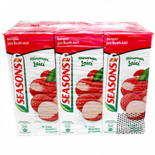 F&N SEASON'S LYCHEE 1X6X250ML