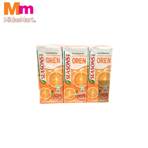 F&N SEASONS ORANGE FRUIT DRINK PACK (6 X 250ML)