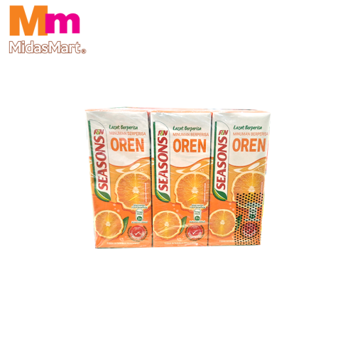 F&N SEASONS ORANGE FRUIT DRINK PACK (6 X 250ML)