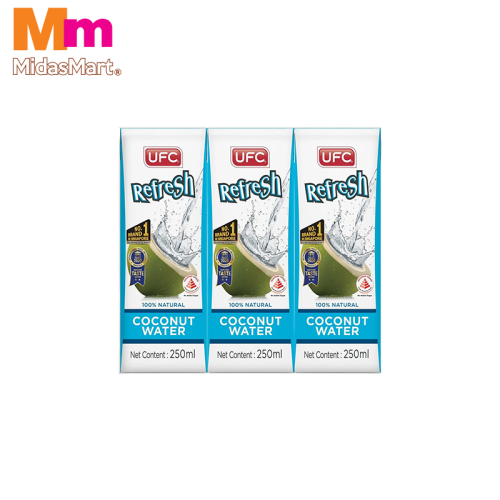 UFC COCONUT WATER MULTIPACK (3 X 250ML)