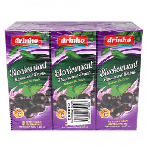 DRINHO BLACKCURRANT 1X6X250ML