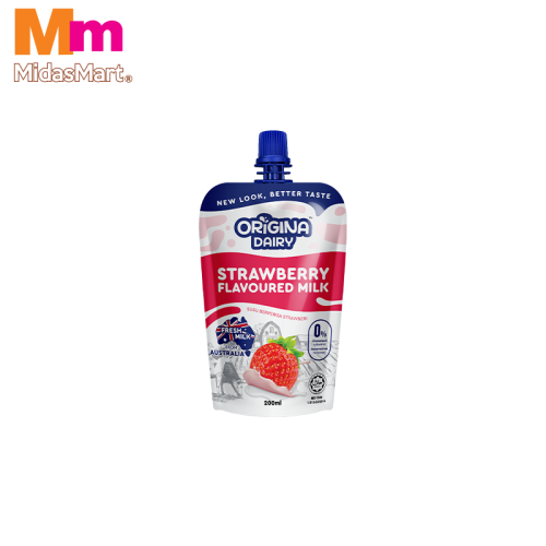 ORIGINA STRAWBERRY MILK POUCH (200ML)